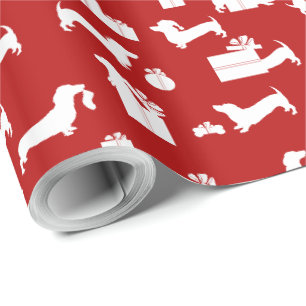 Papier Cadeau Noël de Holiday Hounds Dachshund