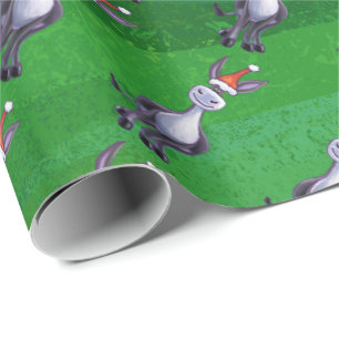 Papier Cadeau Noël de l'âne