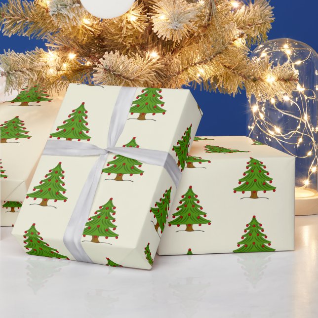 Papier Cadeau Noël de l'arbre de Noël (Vacances)