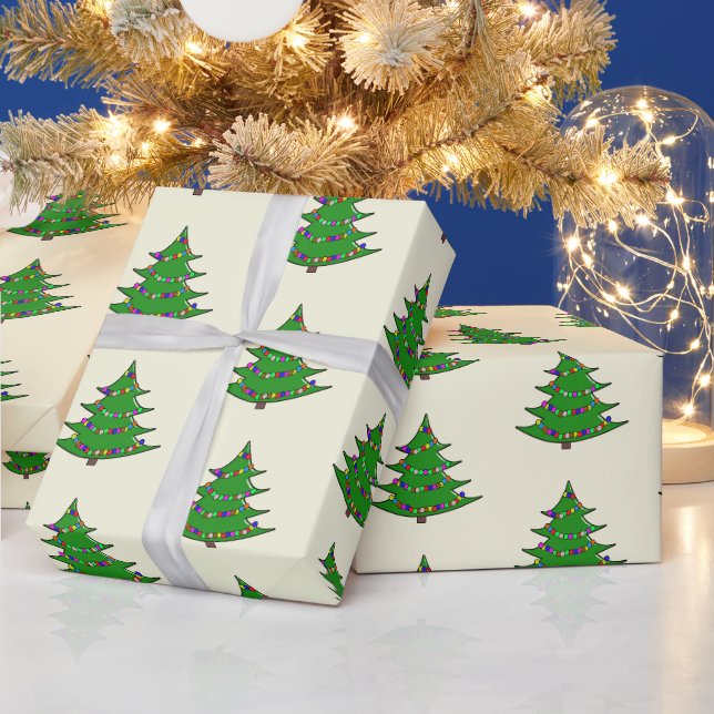 Papier Cadeau Noël de l'arbre de Noël (Vacances)