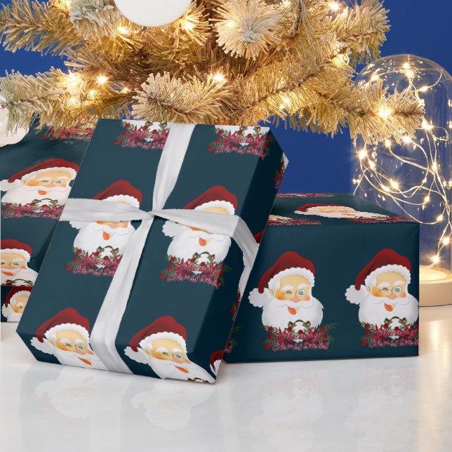 Papier Cadeau Noël de Père Noël (Vacances)