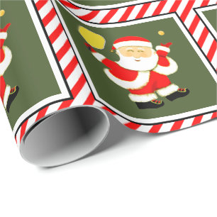 Papier Cadeau Noël de pickleball