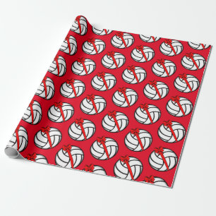 Papier Cadeau Noël de volley-ball