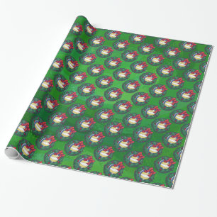 Papier Cadeau Noël de volley-ball