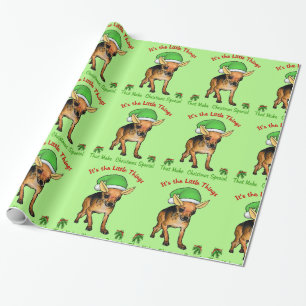 Papier Cadeau Noël des elfes du Chihuahua