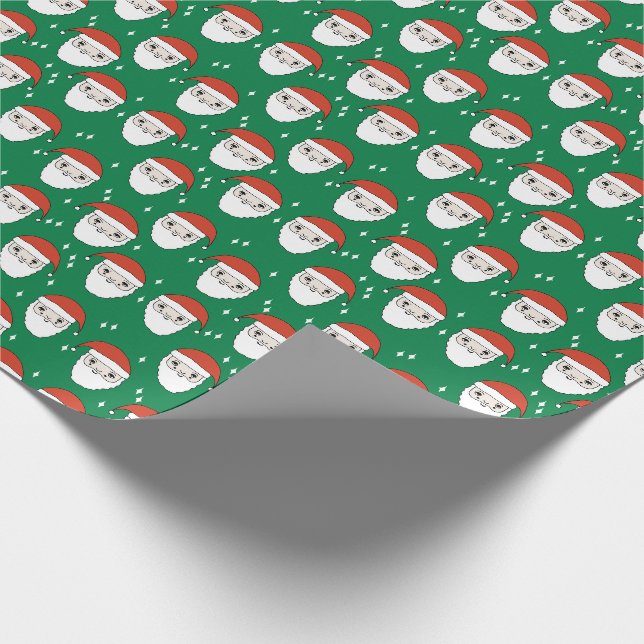 Papier Cadeau Noël des fêtes de Père Noël (Coin)