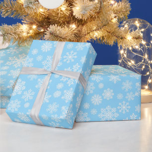 Papier Cadeau Noël des Flèches de neige en hiver