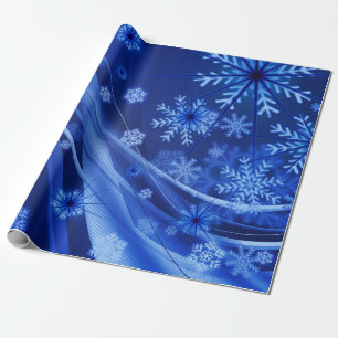Papier Cadeau Noël des Flèches de neige en hiver