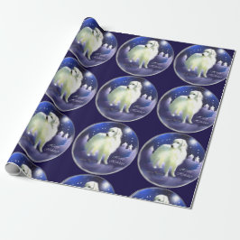 Papier Cadeau Noël des Grands Pyrénées