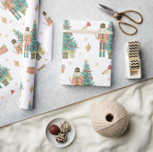 Papier Cadeau Noël des noisettes