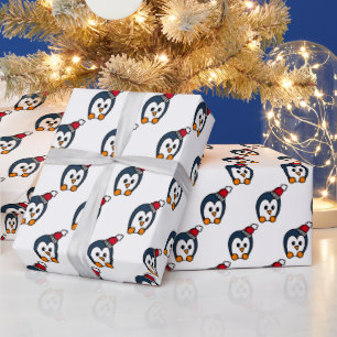 Papier Cadeau Noël des pingouins