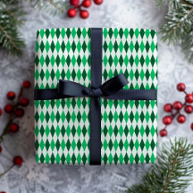 Noël Diamant Prépa Émeraude Vert Retro