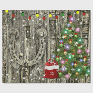 Papier Cadeau Noël du charme du pays