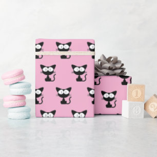 Papier Cadeau Noël du chat