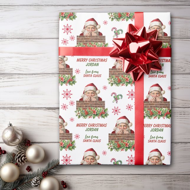 Papier Cadeau Noël du Père Noël (Créateur téléchargé)