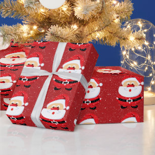Papier Cadeau Noël du Père Noël cadeau de Noël personnalisé