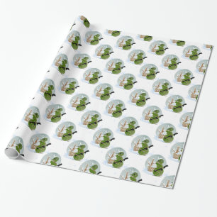 Papier Cadeau noël du soldat des neiges