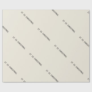 Papier Cadeau Noël dystopique