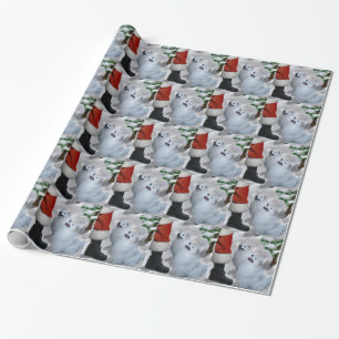 Papier Cadeau Noël Eskimo américain