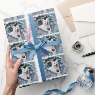 Papier Cadeau Noël Eskimo Chien américain
