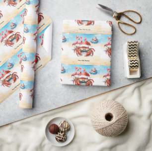 Papier Cadeau Noël Été Père Noël En Juillet