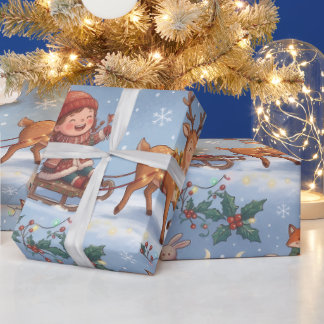 Papier Cadeau Noël fantaisiste