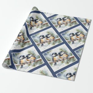 Papier Cadeau Noël hiver mignonne Boeuf de poulet
