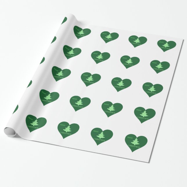 Papier Cadeau Noël irlandais (Déroulé)