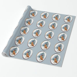 Papier Cadeau Noël irlandais Terrier