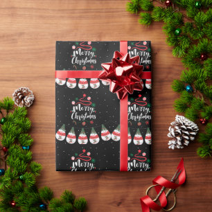 Papier Cadeau Noël Jingle Bells Joyeuse Salutations Collection