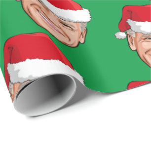 Papier Cadeau Noël Joe Biden