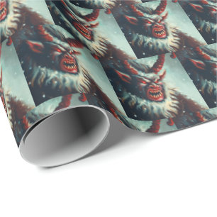 Papier Cadeau Noël Krampus 3