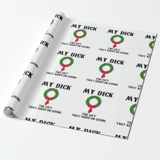 Papier Cadeau Noël le cadeau vacances Noël Noël le humour drôle (Déroulé)