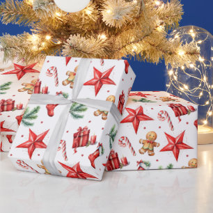 Papier Cadeau Noël Motif