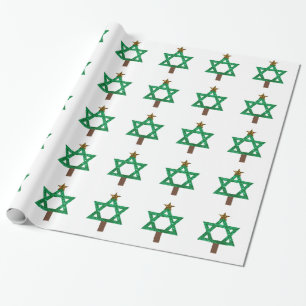 Papier Cadeau noël mukkah arbre de noël