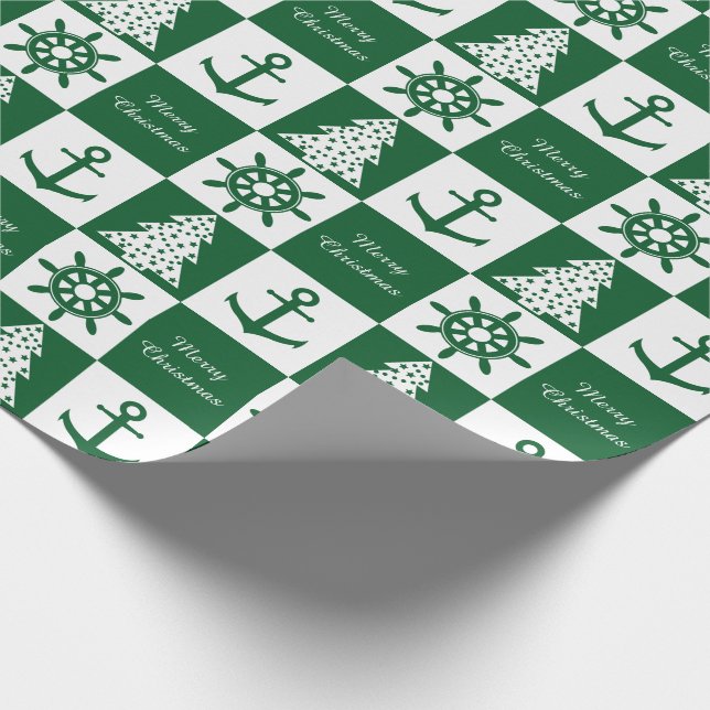 Papier Cadeau Noël nautique (Coin)