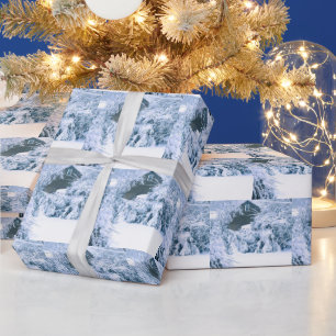 PAPIER CADEAU NOËL NEIGE