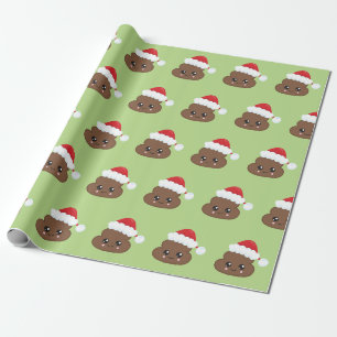 Papier Cadeau Noël Père Noël d'Emoji de dunette