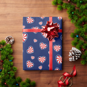 Papier Cadeau Noël romantique