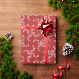 Papier Cadeau Noël Rouge, Décor de Noël, Noël, Noël