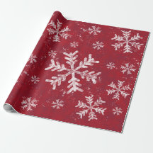 Noël Rouge Flambeau blanc Flambeau de neige rustiq
