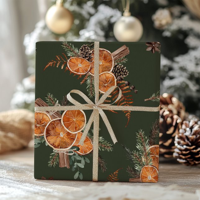 Papier Cadeau Noël rustique Woodland (Créateur téléchargé)