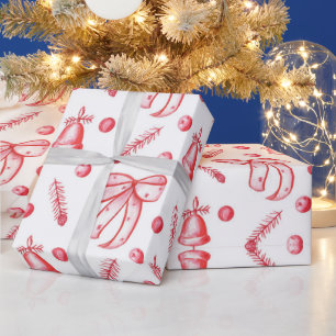 Papier Cadeau Noël Super rose chaud
