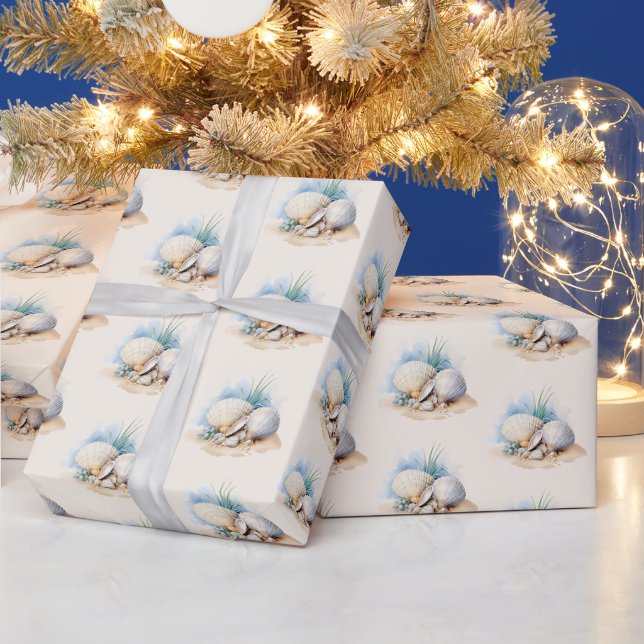 Papier Cadeau Noël sur la Côte  (Vacances)