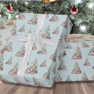 Papier Cadeau Noël sur la plage