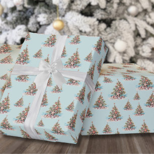 Papier Cadeau Noël sur la plage