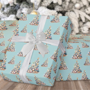 Papier Cadeau Noël sur la plage