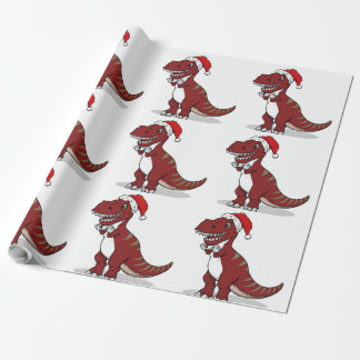 Papier Cadeau Noël T-Rex