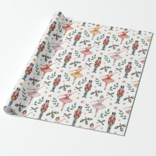 Papier Cadeau Noeud de ballet Noisette Noël