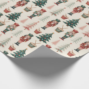 Papier Cadeau Noeud de ballet Noisette Noël